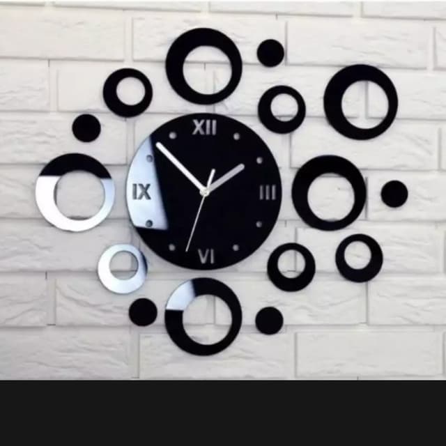 New modern wall clock, Ring clock, Big size