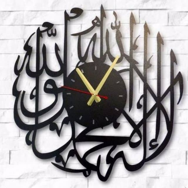 Kalma clock 3d wooden wall clock